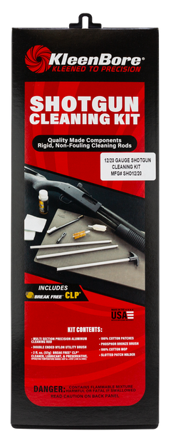 Kleen-Bore SHO1220 Classic Cleaning Kit 12/20 Gauge Shotgun