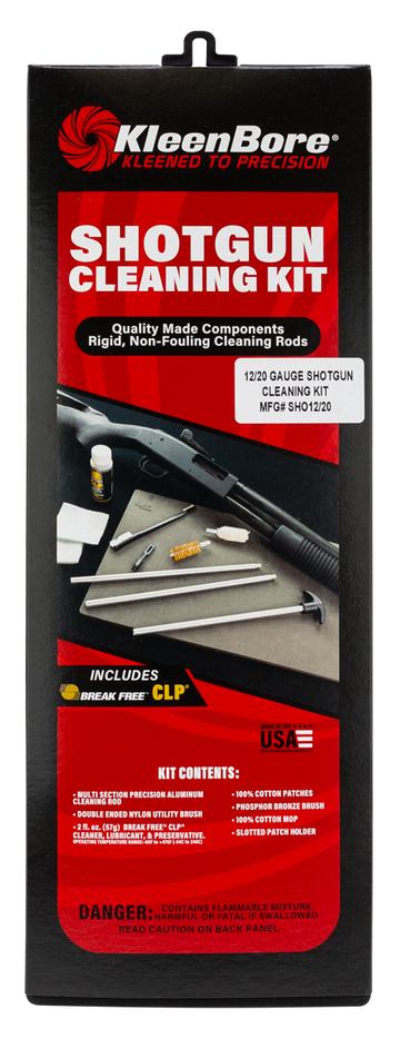 Kleen-Bore SHO1220 Classic Cleaning Kit 12/20 Gauge Shotgun