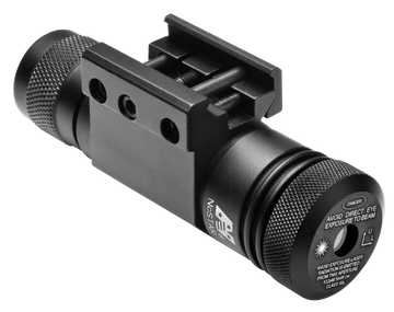 NcSTAR APRLSG Green Laser Sight with Weaver/Picatinny Mount - Black Anodized