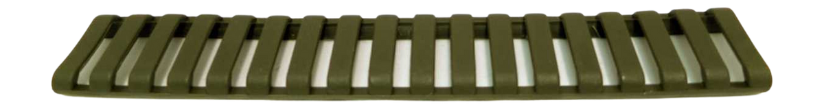 Blackhawk Low Profile 18-Slot Rail Ladder Cover Olive Drab Santoprene