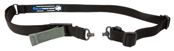 Blue Force Gear Vickers 221 1.25" Black Cordura One-Two Point Sling w/ Red Swivel