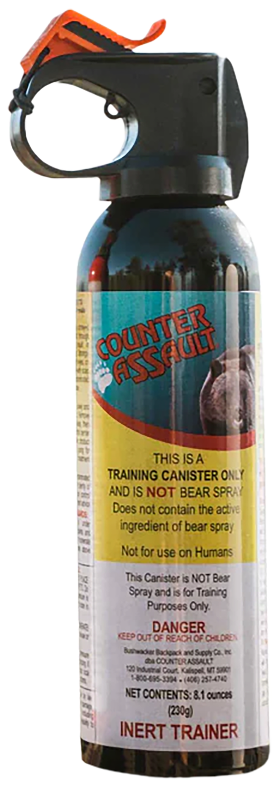Adventure Medical Kits Counter Assault Inert Training Canister 8.1 oz - Black