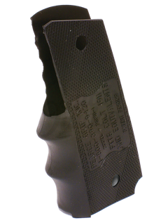 Pearce Grip PG19111 1911 Finger Groove Insert 1911-Style Government Black Rubber