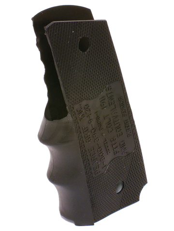 Pearce Grip PG19111 1911 Finger Groove Insert 1911-Style Government Black Rubber