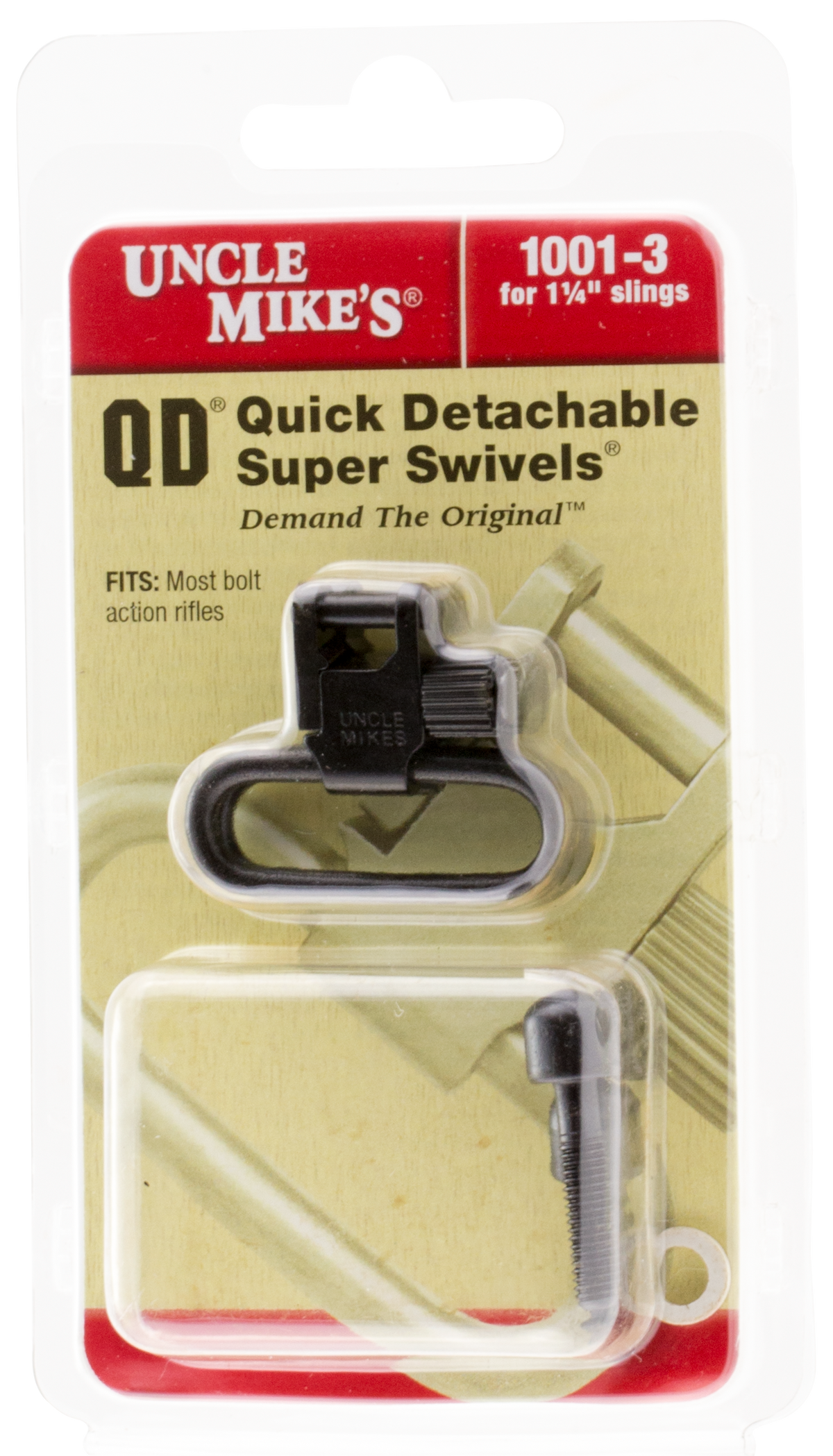 Uncle Mike's Super Swivel 1.25" Blued Steel Quick Detach Sling Swivel