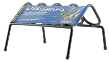 Lockdown 222200 Handgun Rack 4-Gun Metal Black
