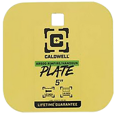 Caldwell 5" Rimfire/Handgun AR500 Steel Gong 1/4" Thick - Yellow
