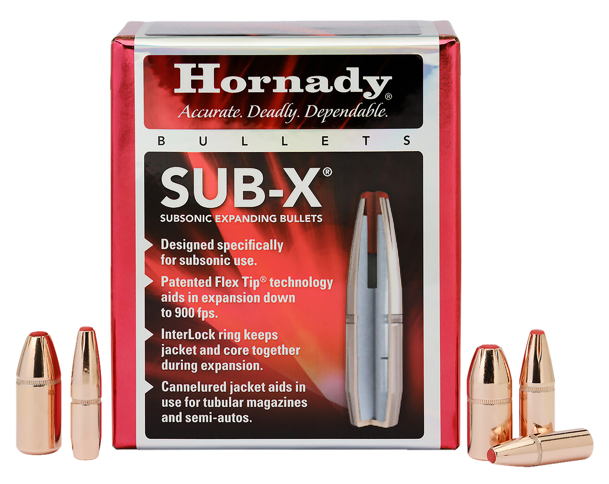 Hornady Sub-X .45 Cal .458 410 gr Subsonic eXpanding Reloading Bullets - 50/Box