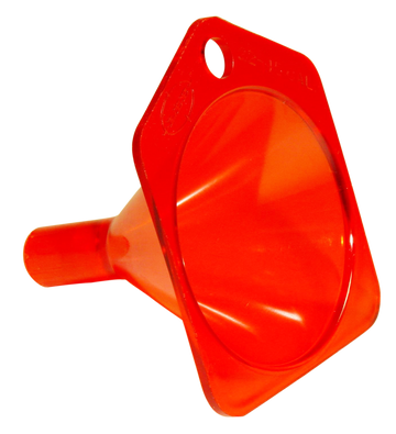 Lee Precision 90190 Powder Funnel .22 to .45 Caliber Red Plastic
