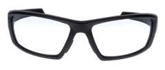 Walkers Game Ear IKON Vector Ballistic Eyewear Clear Lens Matte Black Full Frame