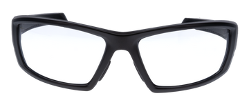 Walkers Game Ear IKON Vector Ballistic Eyewear Clear Lens Matte Black Full Frame