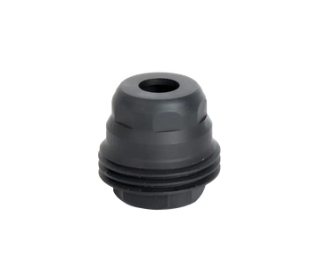 JK Armament HD Minimalist 45 Cal 11/16x24 1" 17-4 Stainless Black Nitride Muzzle Device