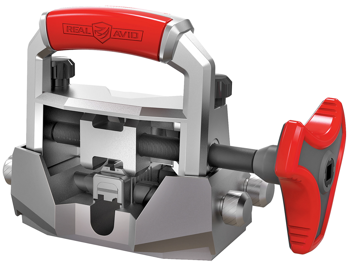 Real Avid Master Sight Pusher AVMSP Handgun Sight Installation Tool - Gray/Red