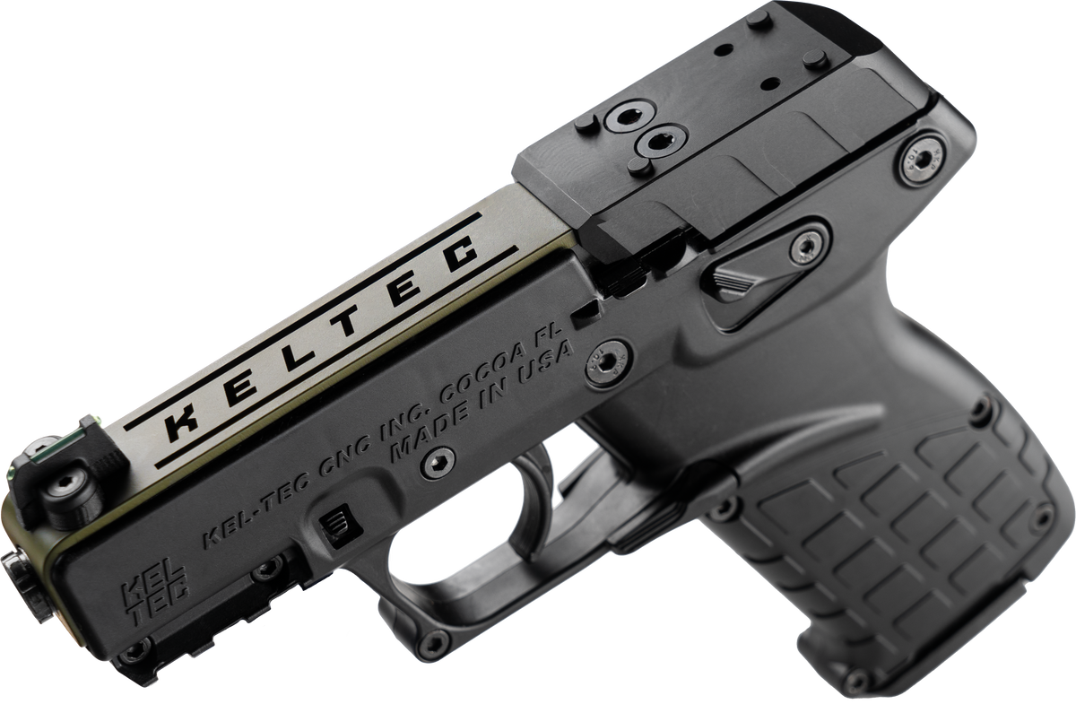 Kel-Tec P17 22 LR 3.80" 16+1 Semi-Auto Pistol - OD Green Slide