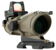 Trijicon 100554 ACOG ECOS 4x32mm Green Crosshair .223/5.56 BDC Riflescope - Flat Dark Earth