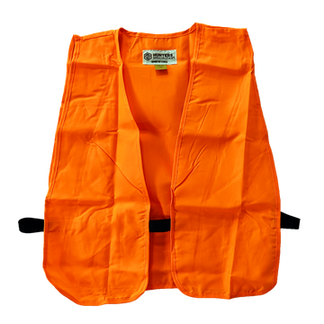 Hunters Specialties 02001 Super Quiet Youth Safety Vest - Blaze Orange Polyester