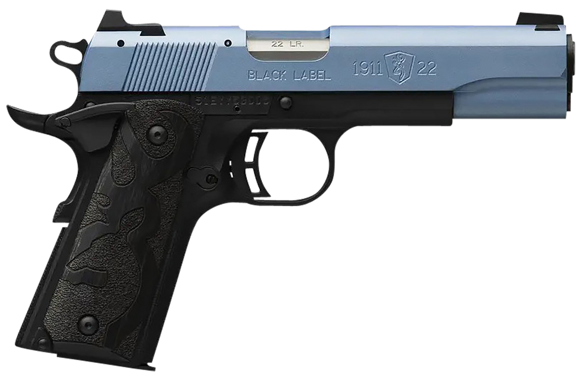 Browning 1911 Black Label Full Size 22 LR 4.25" 10+1 Semi-Auto Pistol