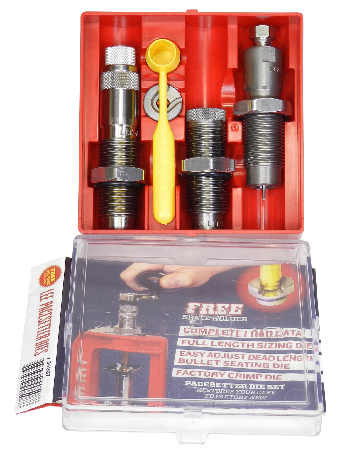 Lee Pacesetter 3-Die Set 8x57 Mauser Full Length Sizer & Micrometer Seater