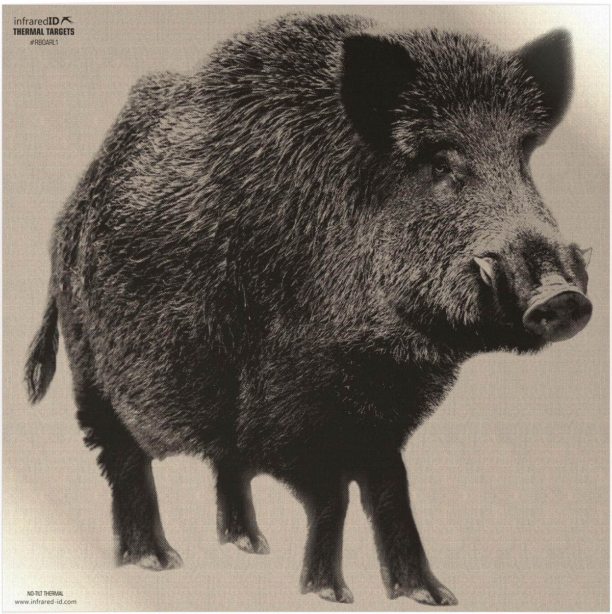 Reshet Graf RBOARL1 Thermal Boar Target 17.25" Passive Thermal-Reactive Silhouette - 5 Pack
