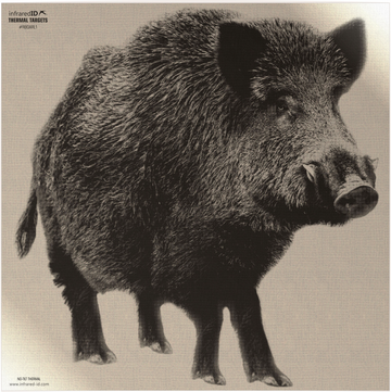 Reshet Graf RBOARL1 Thermal Boar Target 17.25" Passive Thermal-Reactive Silhouette - 5 Pack