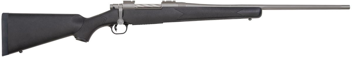 Mossberg Patriot Synthetic 30-06 Springfield 22" 5+1 Bolt-Action Rifle - Fluted Stainless Cerakote Barrel