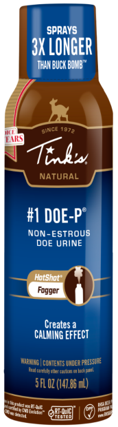 Tinks #1 Doe-P Non-Estrous Deer Attractant 5 oz Aerosol Fogger