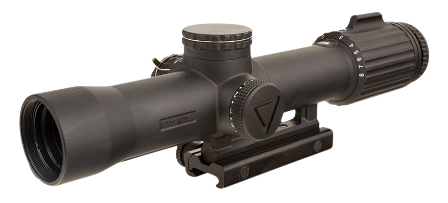 Trijicon VCOG 1-8x28mm LED Illuminated Red Segmented Circle MRAD Riflescope - Matte Black