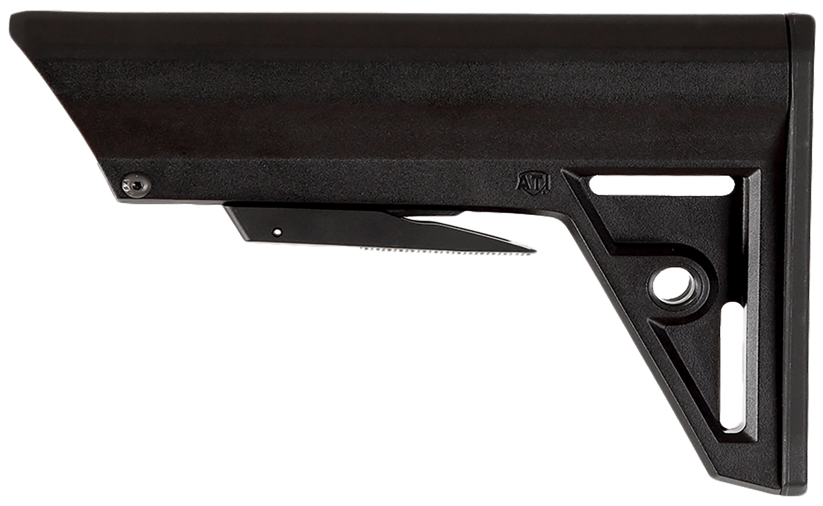 Advanced Technology TactLite GEN2 Mil-Spec AR-15/AR-10 M4-Style Black Polymer Buttstock