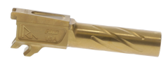 Rival Arms Precision Match Grade Sig P365 9mm Luger 3.10" Fluted Steel Barrel - Gold PVD