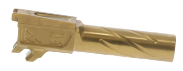 Rival Arms Precision Match Grade Sig P365 9mm Luger 3.10" Fluted Steel Barrel - Gold PVD