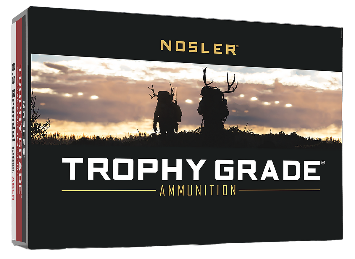 Nosler Trophy Grade Long-Range 6.5 Grendel 129gr Spitzer AccuBond LR 20/Box - Box or Case