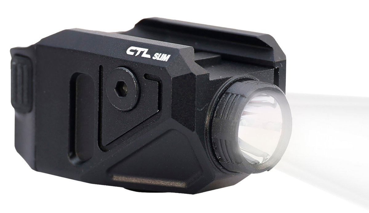 Viridian CTL Slim C Series 550 Lumen Weapon Light for Glock 43X/48 MOS & FN Reflex - Black