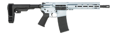 Shark Coast Tactical Arctic Gun Candy 5.56 NATO 10.5" 30+1 Semi-Auto AR Pistol - SBA3 Brace