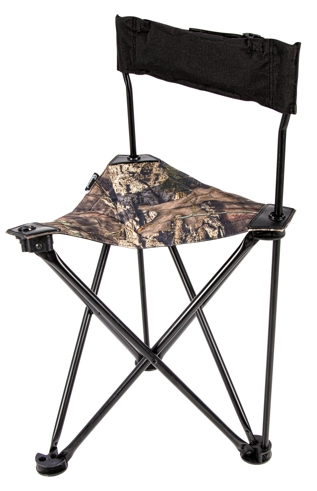 Ameristep Tripod Stool w/Back Swivel Mossy Oak Break-Up Country Heavy Duty Fabric Steel