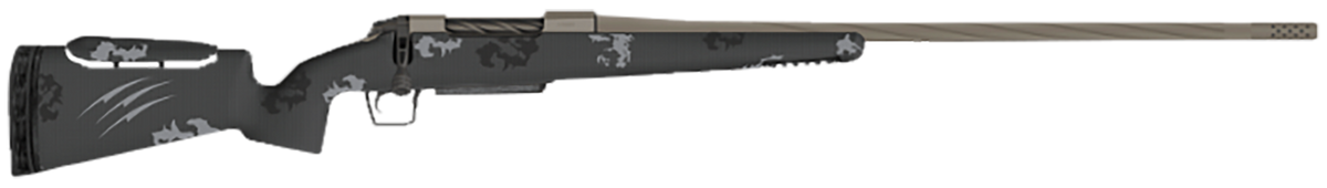 Fierce Firearms Twisted Rival XP 7mm Backcountry 20" 3+1 Bolt-Action Rifle - Tungsten Cerakote / Phantom Camo