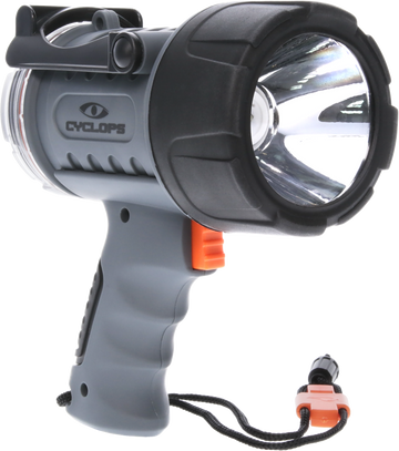 Cyclops CYC700WP Hand Held 350/700 Lumens Cree XM-L LED Rechargeable Waterproof Spotlight