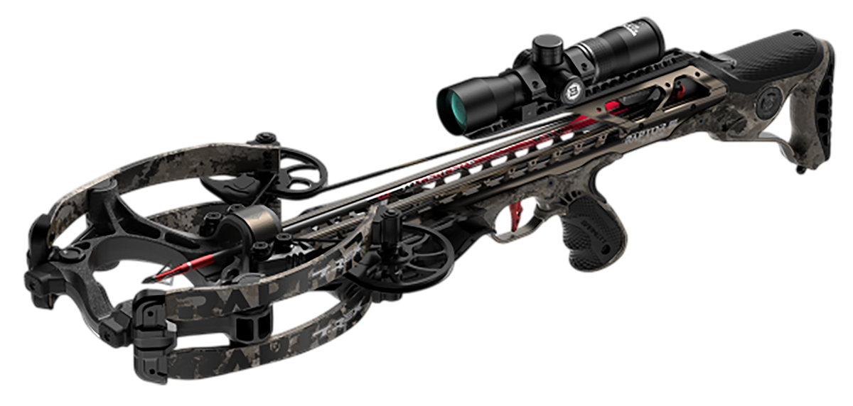 Barnett Outdoors Hyper Raptor T-Rex Crossbow 220 lb Draw 440 FPS 32" w/ Scope
