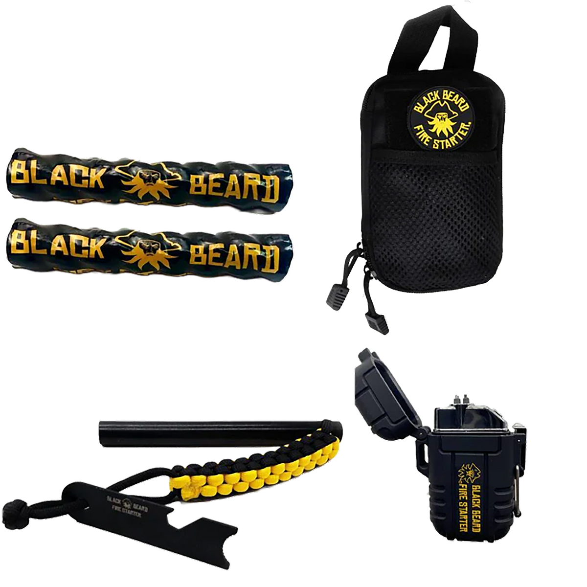 Black Beard Fire Starters SKB Ultimate Fire Kit - Black