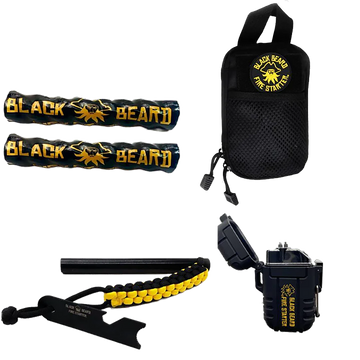 Black Beard Fire Starters SKB Ultimate Fire Kit - Black