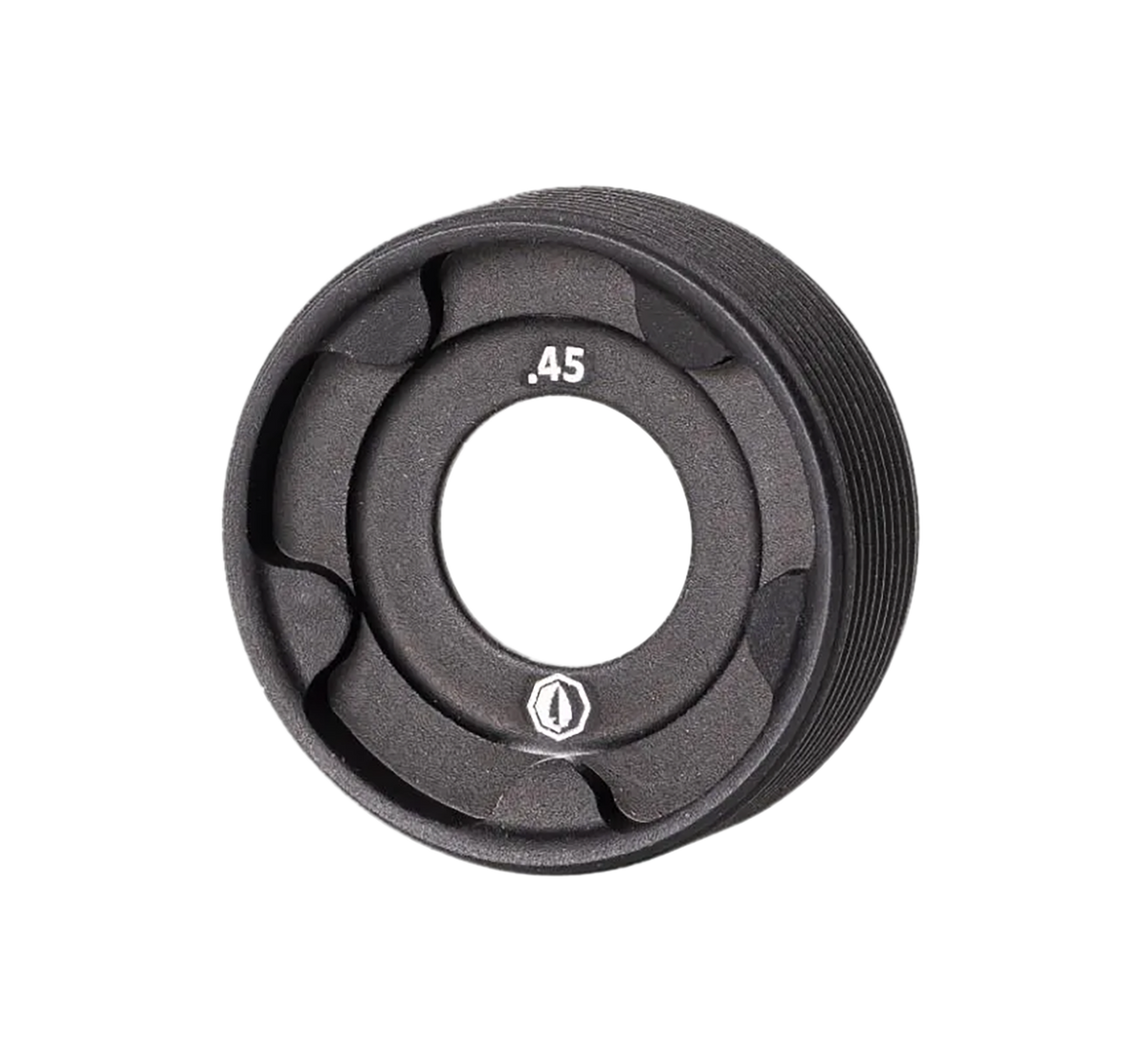 Rugged Suppressor FC004 Front Cap 45 ACP Black