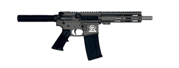Great Lakes Firearms GL15 223 Wylde 7.50" 30+1 Semi-Auto AR-15 Pistol - Tungsten / Stainless