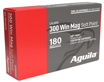 Aguila 300 Win Mag 180gr InterLock Boat Tail Soft Point - Box or Case