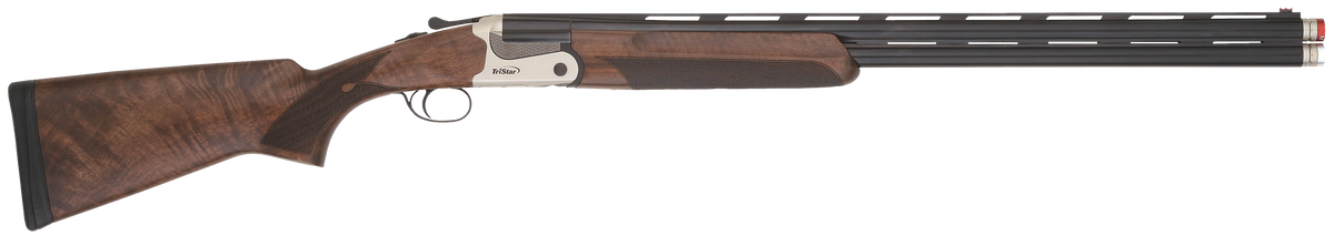 TriStar Cypher 20 Gauge 28" 2-Rd 3" Chamber Break Open O/U Shotgun - Stainless Steel Receiver, Turkish Walnut