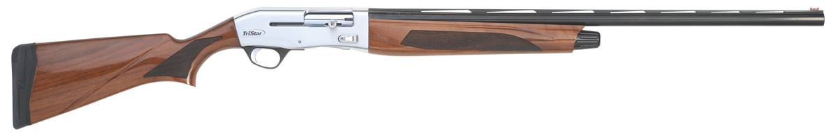 TriStar Viper G2 Pro 20 Gauge 3" 5+1 26" Semi-Auto Shotgun - Silver Receiver, Walnut Stock