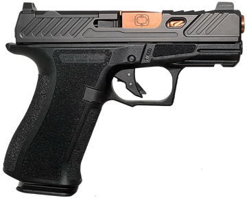 Shadow Systems CR920X Elite 9mm Luger 3.41" 15+1 Semi-Auto Pistol - 3D Tritium - Black/Bronze