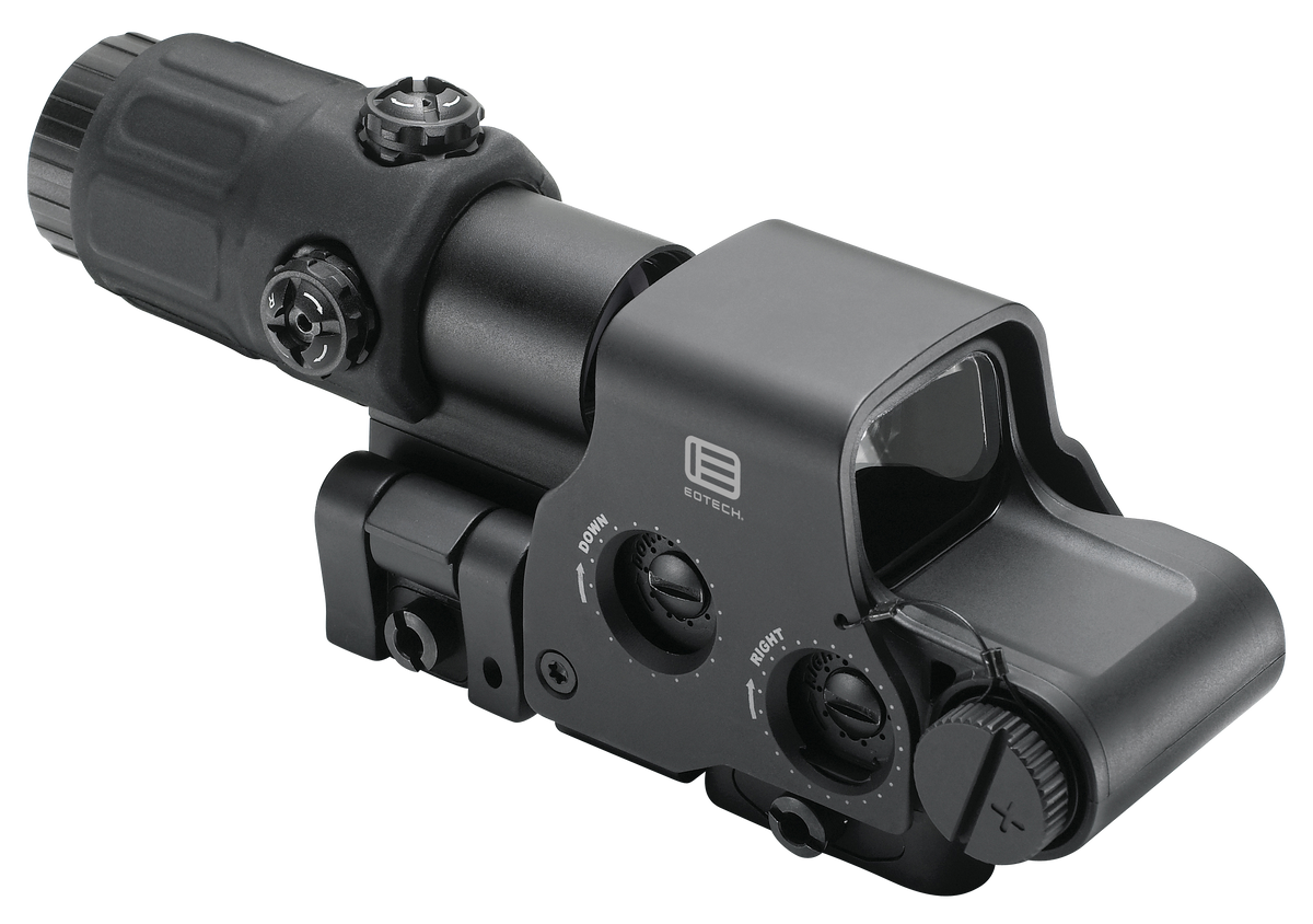 EOTECH HHS II EXPS2-2 & G33 Magnifier 1x/3x 1 MOA Red Dot/68 MOA Ring - Matte Black