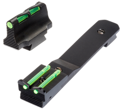 Hiviz LiteWave HHVS41 Henry Rifle Sight Set Fiber Optic Interchangeable Front & Rear Black