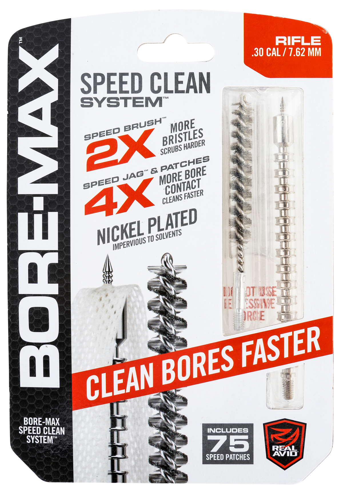 Real Avid Bore-Max Speed Clean Upgrade Set 7.62mm / .30 Cal Rifle
