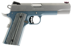 Colt Mfg 1911 Competition 45 ACP 5" 8+1 SAO Pistol - Blue Titanium Frame