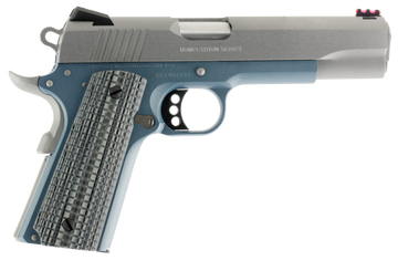 Colt Mfg 1911 Competition 45 ACP 5" 8+1 SAO Pistol - Blue Titanium Frame